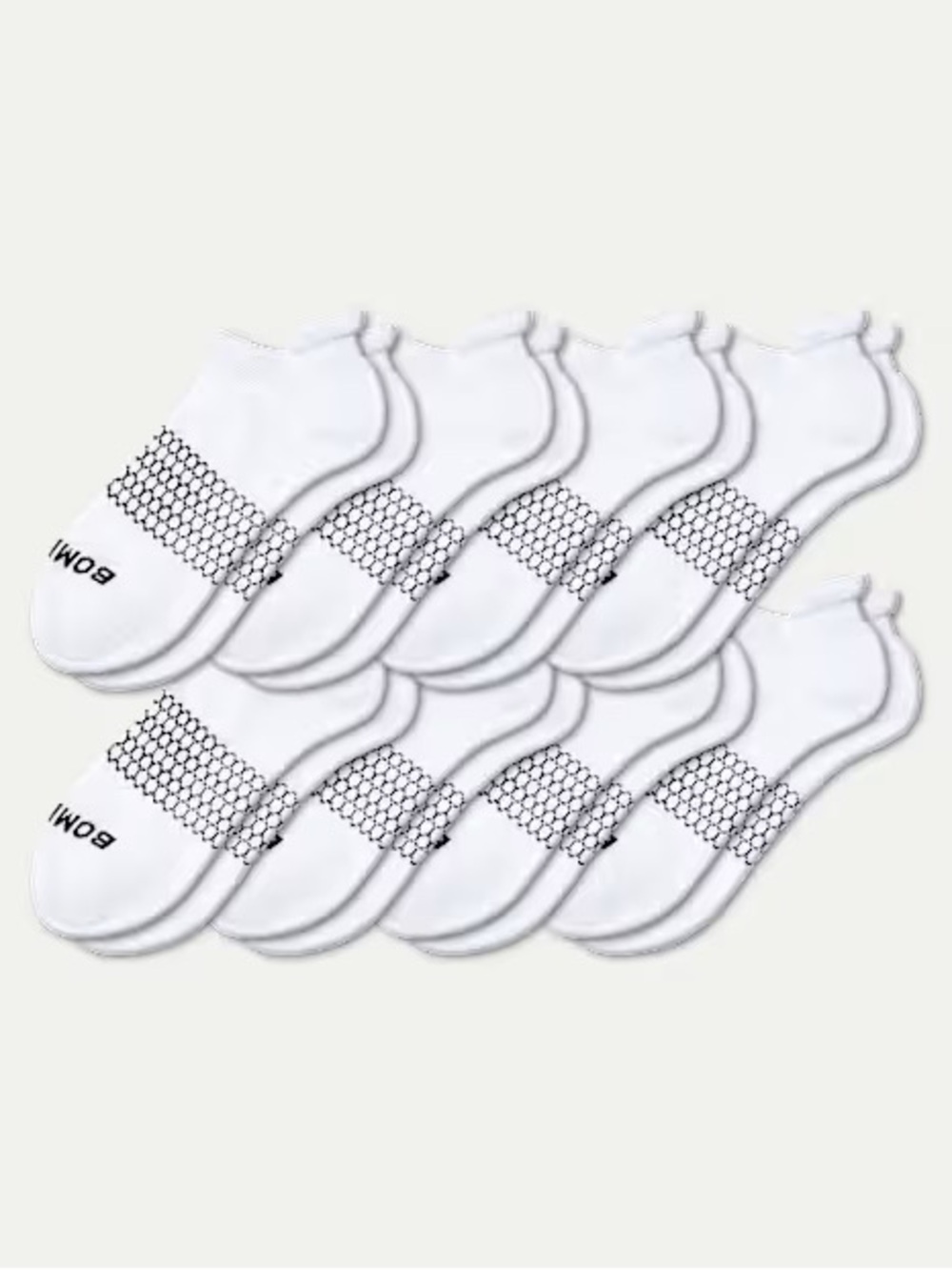 Bombas Grey Women's Solids Ankle Sock 7-Pack